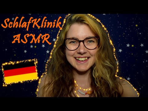 ASMR Deutsch: Schlafklinik Roleplay [Stelle Dir Fragen, Licht Triggers, Handbewegungen usw]