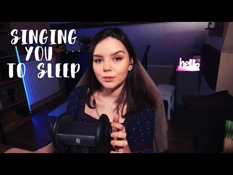 Singing you to sleep (Echo, Visuals effects and Hand Movements) | ASMR