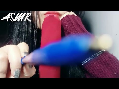 ASMR * Drawing On You & Mouth Sounds | Visual