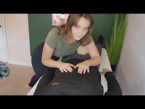 ASMR POV Full Body Massage and Clothes Scratching (Chiropractic Massage, Acupressure)