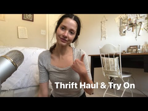 Mini Thrift Haul + Try On ASMR