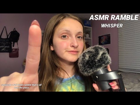 ASMR Whisper Ramble w/ Fluffy Mic