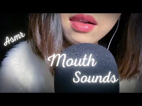 ASMR Tingly Mouth Sounds , Slow and Soft , Sleepy , Close up , Relaxing , Deep Sleep