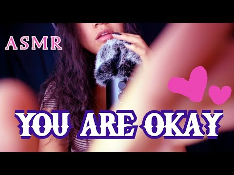"You Are Okay" | Azumi ASMR | Positive Phrases, Personal Attention, Echoed Whispers & Head Massage