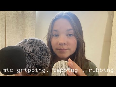 mic rubbing • gripping • tapping • different mic covers~annaASMR