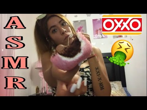ASMR COMIENDO ALGO EXTRAÑO QUE COMPRE EN EL OXXO