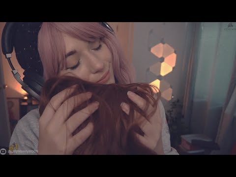 ASMR Scratching Your Head While Whispering Positive Affirmations For a Better Brain Day