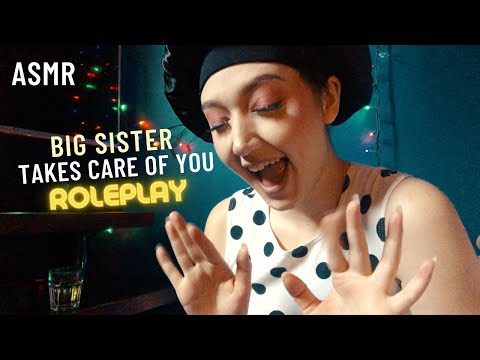 ASMR Big Sister Takes Care Of You Roleplay (Personal Attention, Hair Brushing, Tapping)