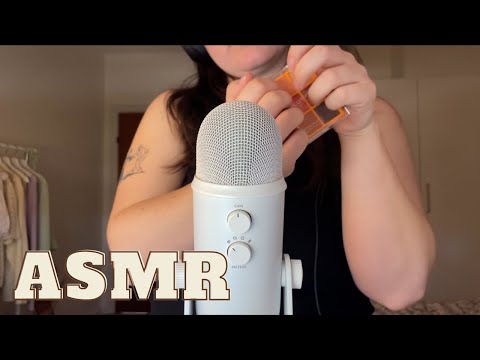 ASMR Fast tapping with long nails and lid sounds✨