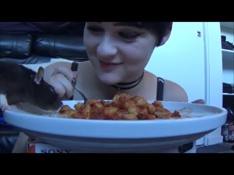 ASMR Mukbang: Eating Spaghetti With My Rat!