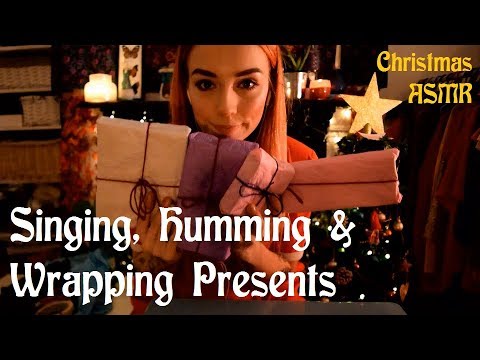 Christmas ASMR ~ Wrap Presents With A Singing Elf