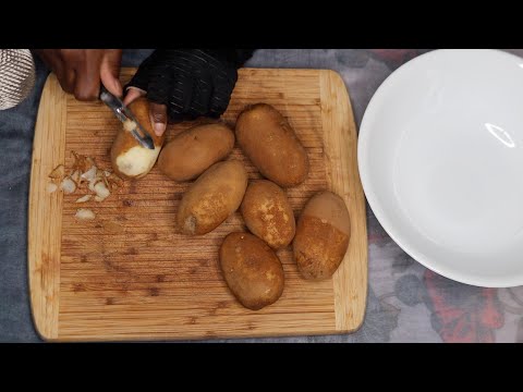 Peeling Potatoes ASMR Sounds