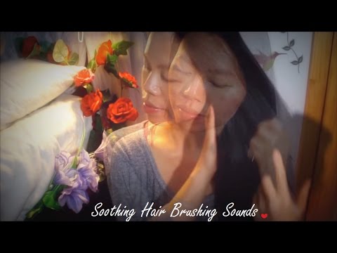 ASMR RELAXING HAIR BRUSHING SOUNDS FOR PEACEFUL DREAMS (Close Your Eyes & Fall Asleep, Looped) zzzz