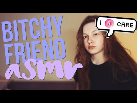 Bitchy friend takes off your makeup after a messy night out - ASMR