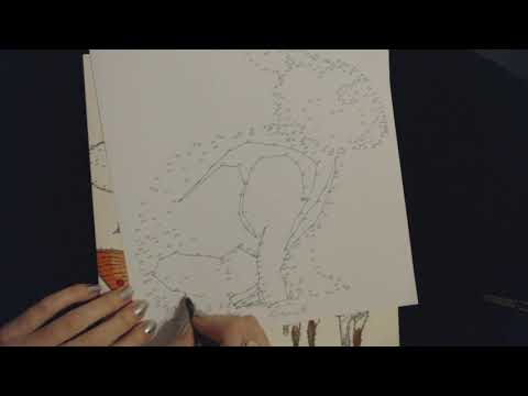 ASMR 🐇 Drawing A Dot-to-Dot Bunny 🐇 (Whisper)
