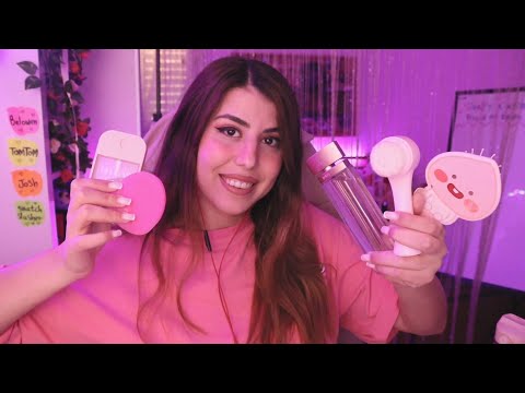 ASMR Pink Triggers || Trying To Cure Your Tingle Immunity! (No Talking)
