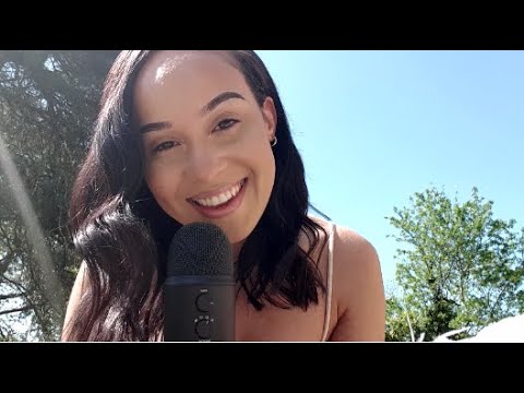 ASMR Outdoors ☾☆ Chit Chat and Inaudible Whispering