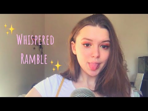 ASMR Whispered Ramble & Crunchy Cookie Mukbang~ Ear to Ear 🍪✨