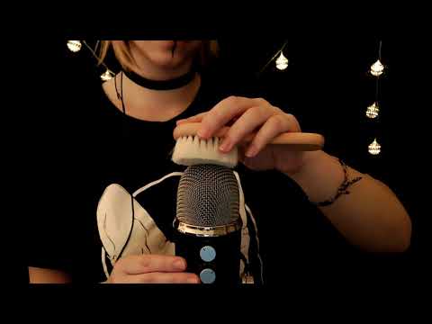 ASMR | NO TALKING | slow and gentle mic brushing with the Blue Yeti