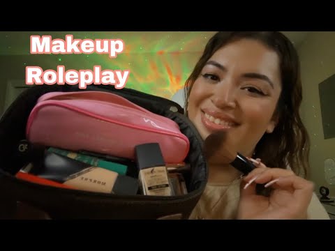 ASMR| Makeup Roleplay- rummaging & personal attention