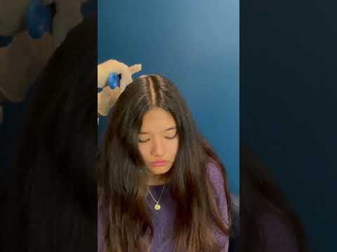 ASMR Real Person Scalp Check on Super Long Hair