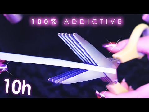 [ASMR] 100% Addictive Paper Cutting Trigger 😴 Deep Sleep & Relax - 4k (No Talking)