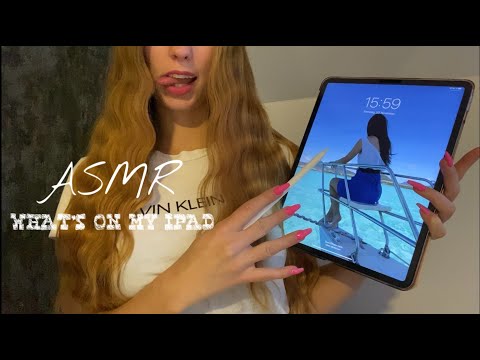 ASMR | WHAT'S ON MY IPAD🤫