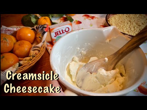 ASMR~Creamsicle Cheesecake (Soft Spoken) No-bake Clementine dessert ~ No-talking version tomorrow.