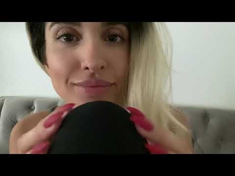 ASMR Kisses, Tongue Clicking, Microphone Scratching and Touching (No Talking)