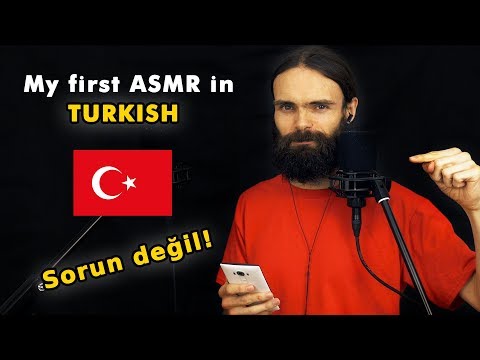My first ASMR video in Turkish (Fısıltı, Türkçe, a few triggers)