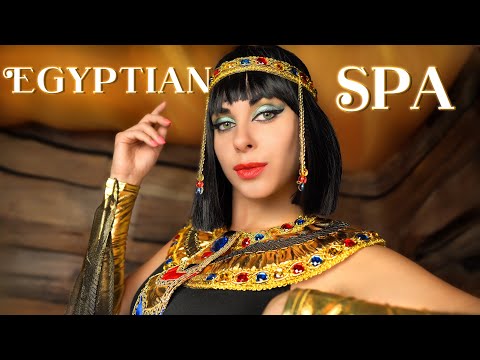 ASMR Cleopatra's Delux Spa Treatment with Massage, Personal Attention for SLEEP, roleplay