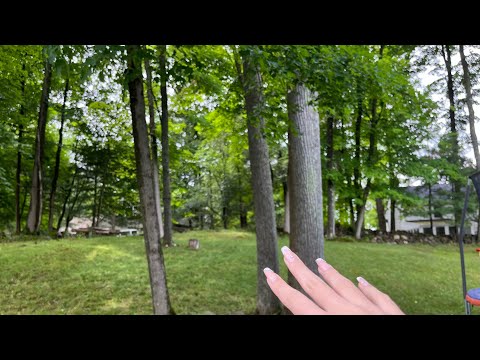 Fast ASMR outdoor in nature 🌿 camera tapping, nature sounds, scratching, ect. 🌻