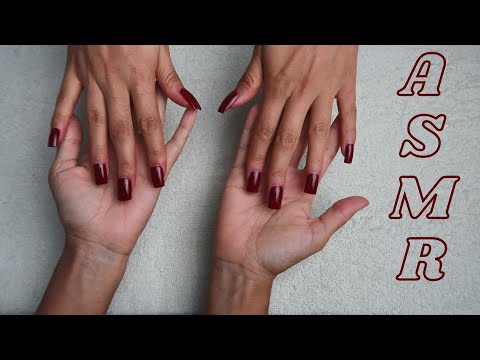 [ASMR aplicado] - COLOCANDO UNHAS POSTIÇAS NA MINHA IRMÃ