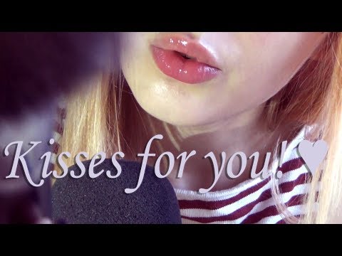 #ASMR Kisses for your sleep! +mic scratching/brushing, camera brushing, personal attention✨