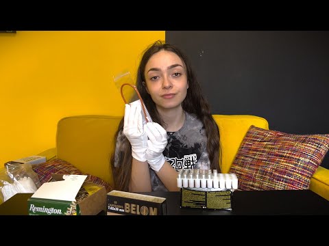 ASMR Poor Gun Shop Store Role Play Intense Sounds For Sleep & Relaxation with Whispering and Tapping