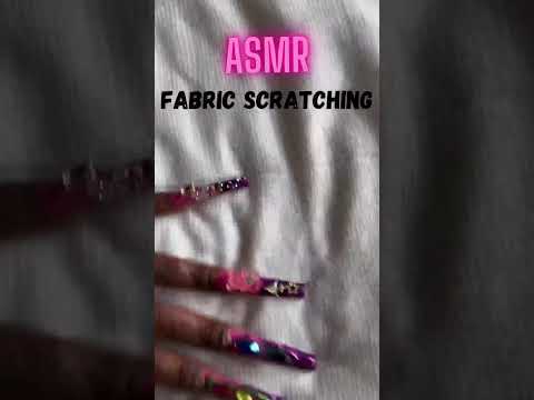 ASMR Fast Aggressive Fabric Scratching With Long Nails