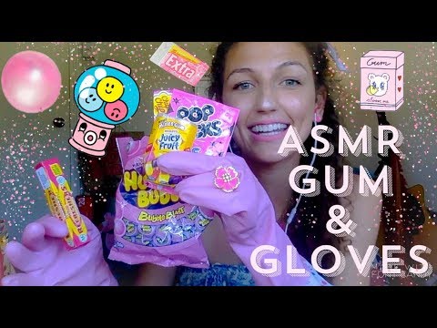 ASMR~ ♡♡♡GLOVES & GUM 2.0 + WHISPER RAMBLE! ♡♡♡