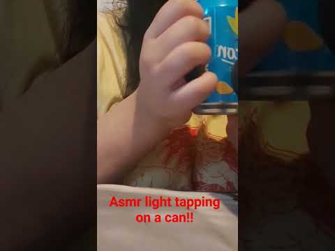 asmr light tapping on a can!!! #asmr #whispering