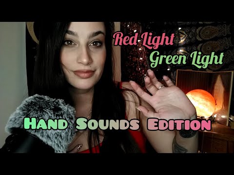ASMR Fast & Aggressive Red Light Green Light Hand Sounds (+ some collar bone tapping!)