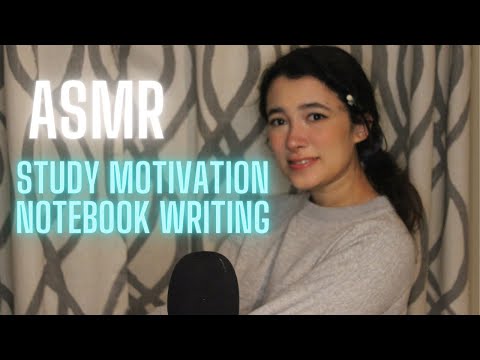ASMR 📚 encouraging you to succeed in the classroom *motivation, pencil, highlighter, and notebook*