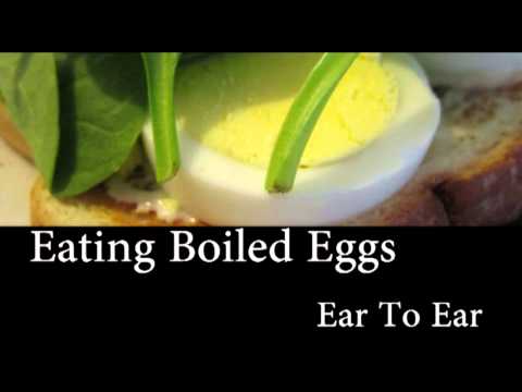 Binaural ASMR Eating Boiled Eggs (Ear To Ear, Extremely Close Up) Mouth Sounds