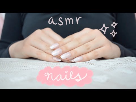 asmr ♡ doing my press-on nails