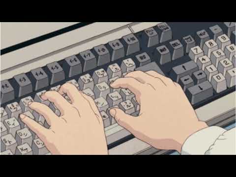 Typing on keyboard ASMR
