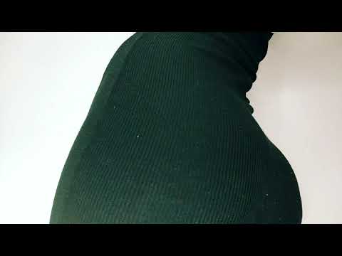 ASMR BLACK DRESS SCRATCHING - watch me scratch my outfit - satisfying fabric sounds for relaxation
