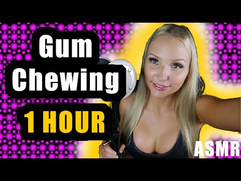 ASMR Mouth Sounds + Eating and Chewing in your Ears [ 1 HOUR SUPER LONG ASMR ]