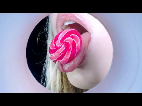 ASMR | Lollipop Licking | Wet Mouth Sounds | Fast Tongue | Skin Tapping & Scratching | Hand Sounds