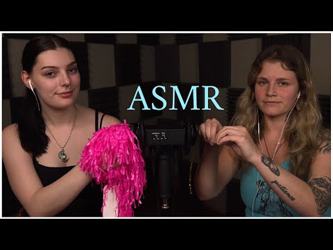 DOUBLE MODEL RANDOM ASMR SOUNDS (ASMR) - ! Today's ASMR Tingles ! ASHE AND EKKO ASMR