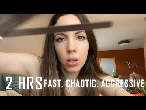 ASMR 2 Hrs Of Fast, Chaotic & Aggressive ASMR Rps - Ear Cleaning, Dentist, Dr, Makeup, Archeologist