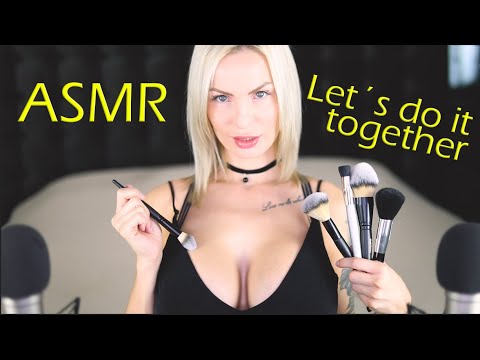 ASMR Let´s do it together - most sensitive Tingles to Relax Brushing soft english Whispering