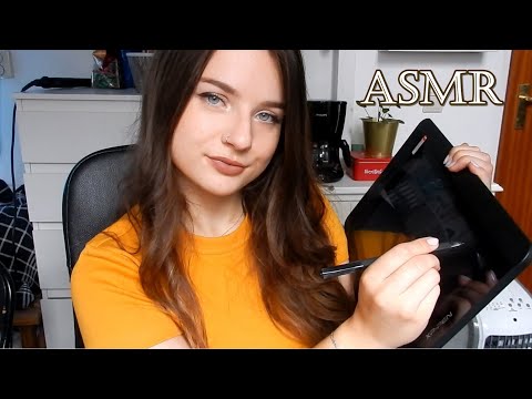 ASMR | Unboxing My New Drawing Tablet XP-Pen Artist 12 🖊️ Tapping & Whispering